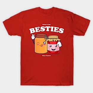 Besties - Butter And Jam - peanut butter & jelly T-Shirt